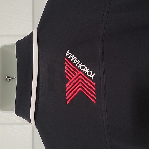 Yokohama Polo Shirt Men's Port Authority Pullover Black Short Sleeve.Size Med - Picture 7 of 7